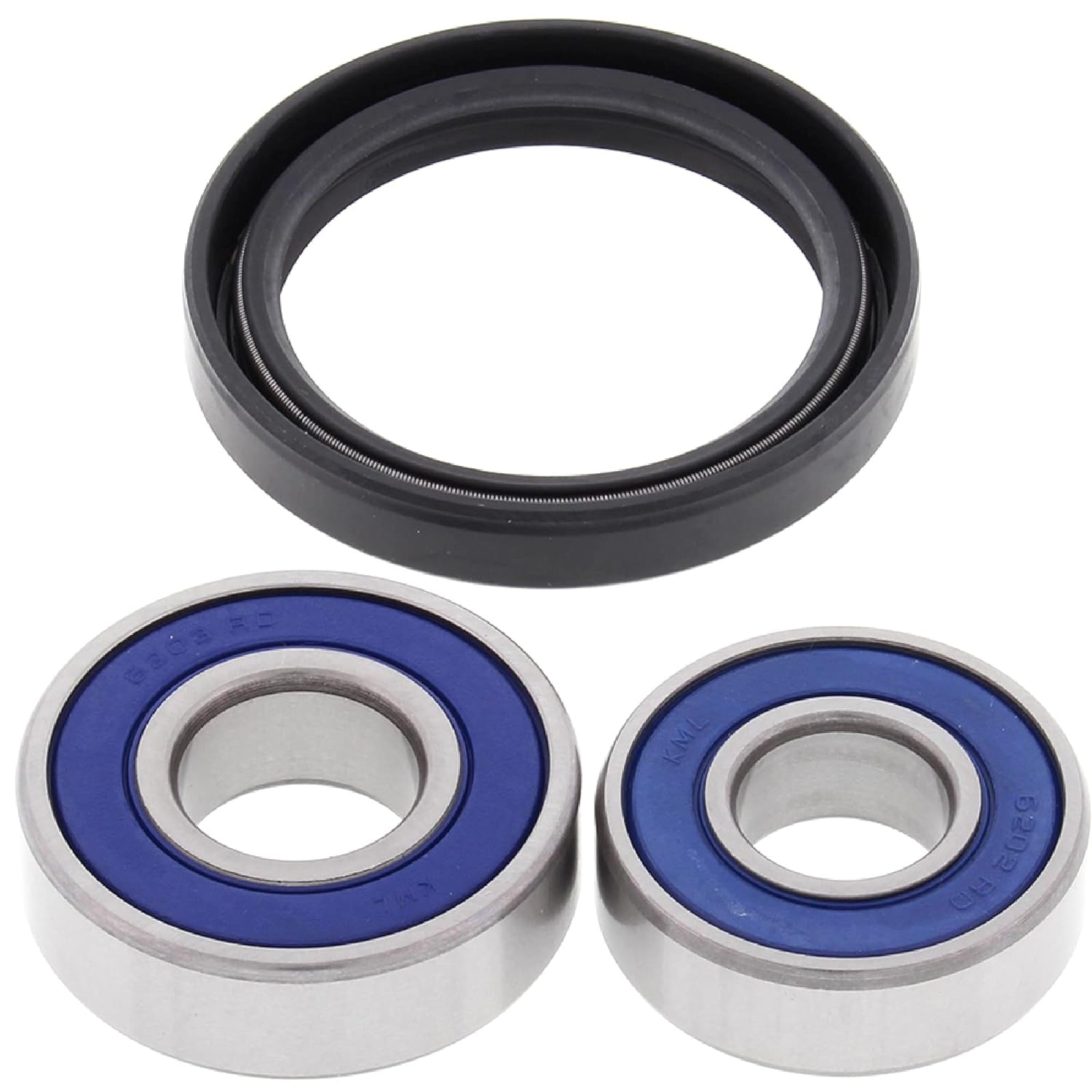 All Balls Front Wheel Bearing Kit 25-1195 for Kawasaki KL 650 A (KLR) 1987 1988 1989 1990 1991 1992 1993 1994 1995 1996 1997 1998 1999 2000 2001 2002 2003 2004 2005 2006 2007 87-07