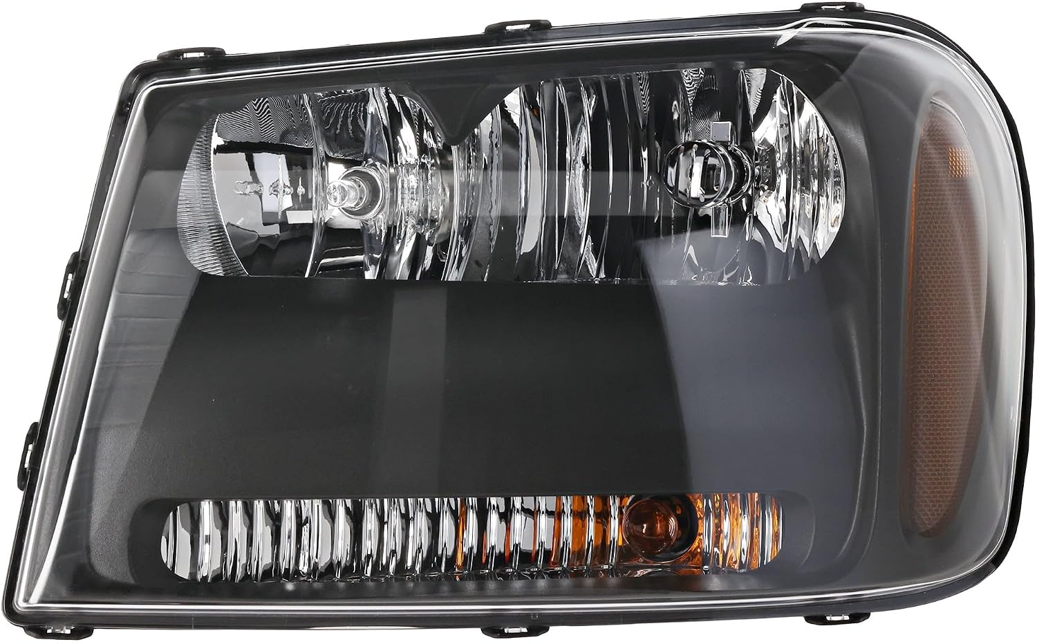 Compatible with 06-09 Trailblazer Front Halogen Headlight Headlamp Head Light Lamp with Bulb Left Driver Side
