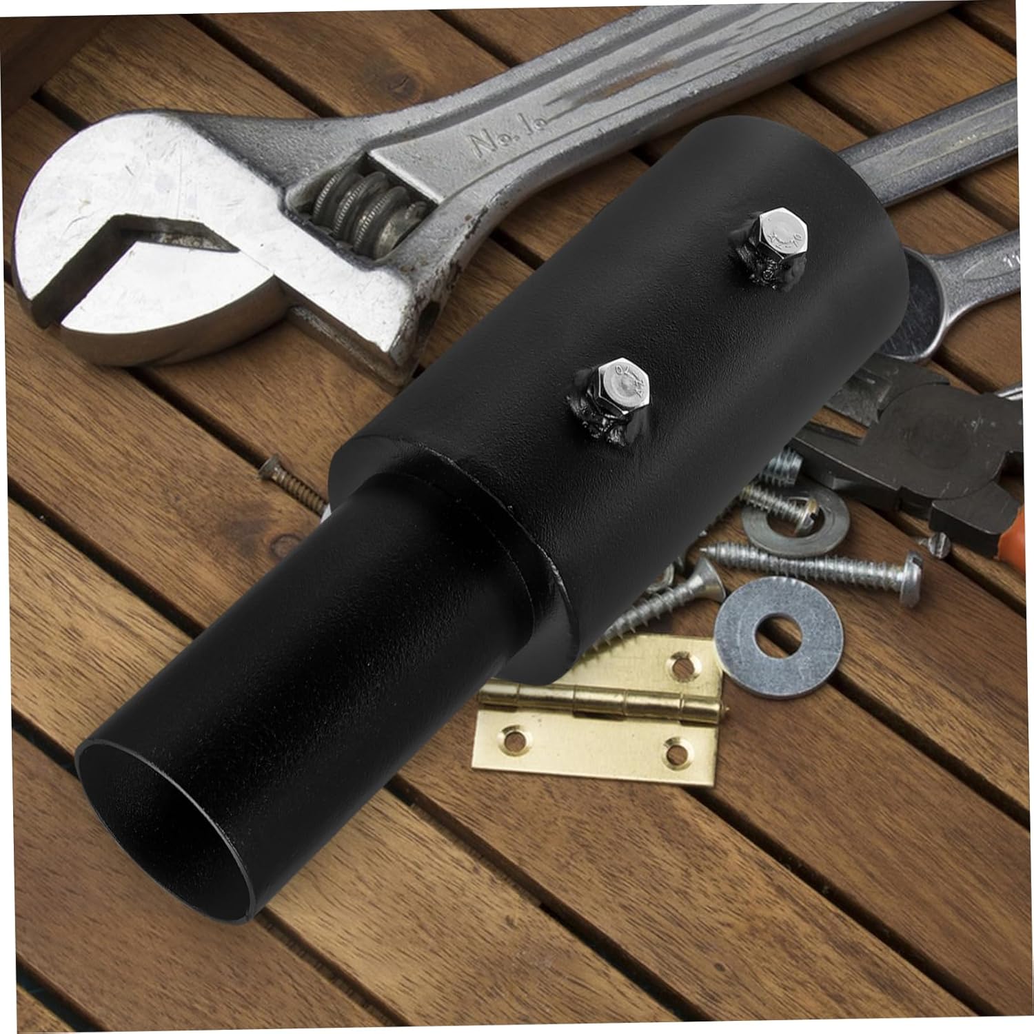 OSALADI Street Lamp Pole Adapter to Durable Light Post Converter for Parks and Squares Quick Installation Tenon Adapter for Lamp Poles Efficient Light Pole Part