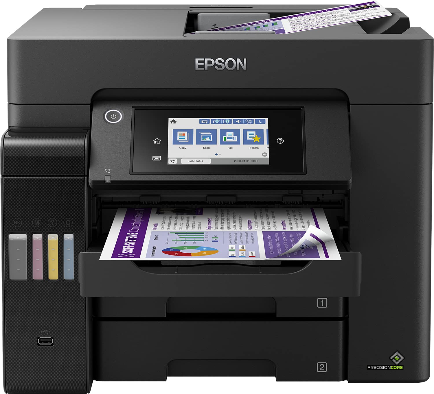 Epson IMPRESORA ECOTANK L6570,4IN1,4800X2400DPI, A4, USB, 4 TINTAS