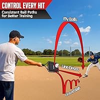 Vista 3 de Baseball Racket for Fly Balls, 19-Ounce Fungo Racket Baseball/Softball Training, Scientific Weighted Bat with Ergonomic for Parents & Coaches