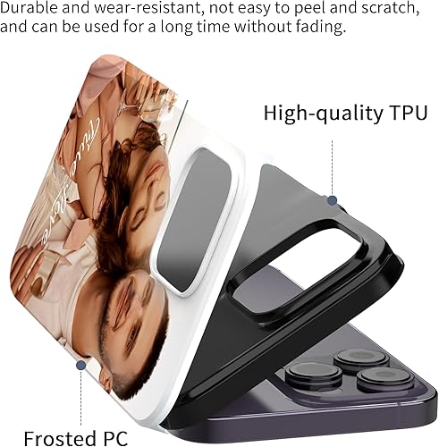 Miniatura 3 de Easycosy Fundas personalizadas para teléfono con imagen para 17 16 15 14 13 12 11 ProMaxMini Air XR X Xs Max, defensa de doble capa, anti-caída,