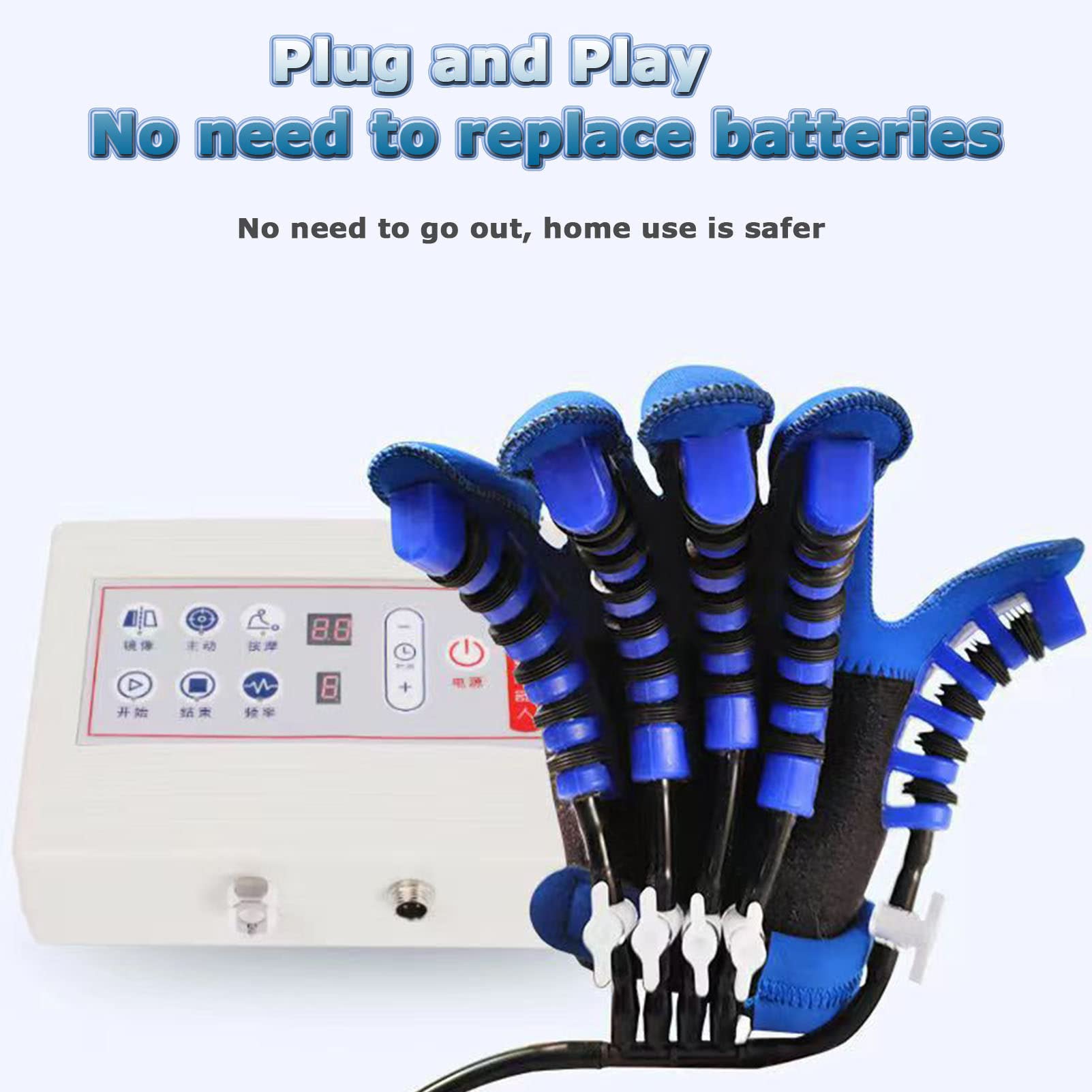 Artritis de hemiplegia artritis manual rehabilitación de rehabilitación Rehabilitación robot robot Guantes de rehabilitación Equipo de ejercicio de restaurio para pacientes con hemiplejia ,RightHand-L