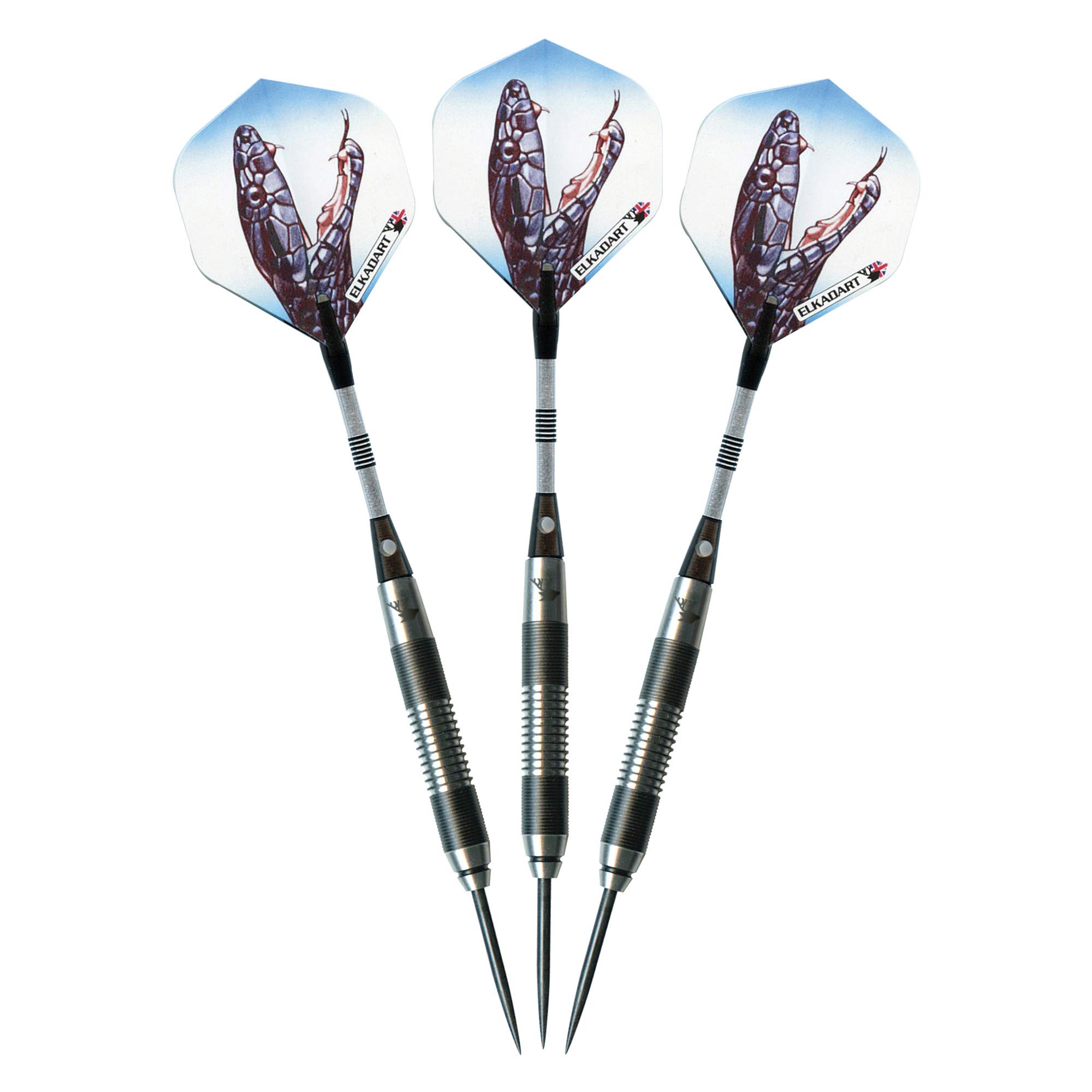 Elkadart Black Mamba 80% Tungsten Steel Tip Darts with Storage/Travel Case