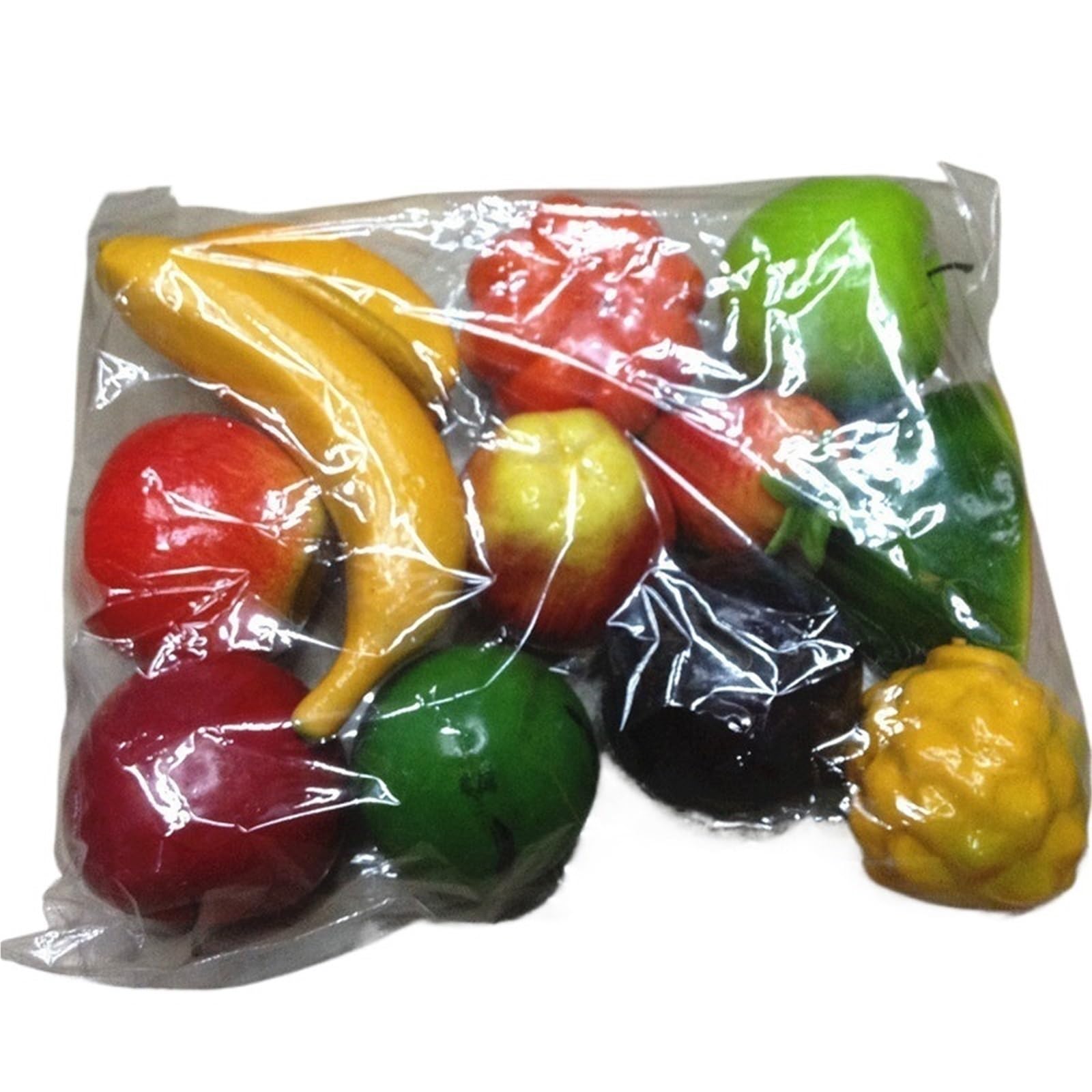 Wuyxto Color1 Fake Fruit Plastic Simulation Photography Props Apple Carrot Lemon Model Crafts For Party(Color1)