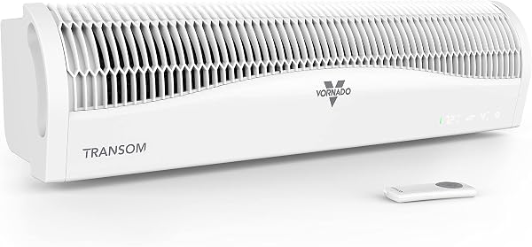 Vornado TRANSOM 4-Speed Window Fan in Ice White