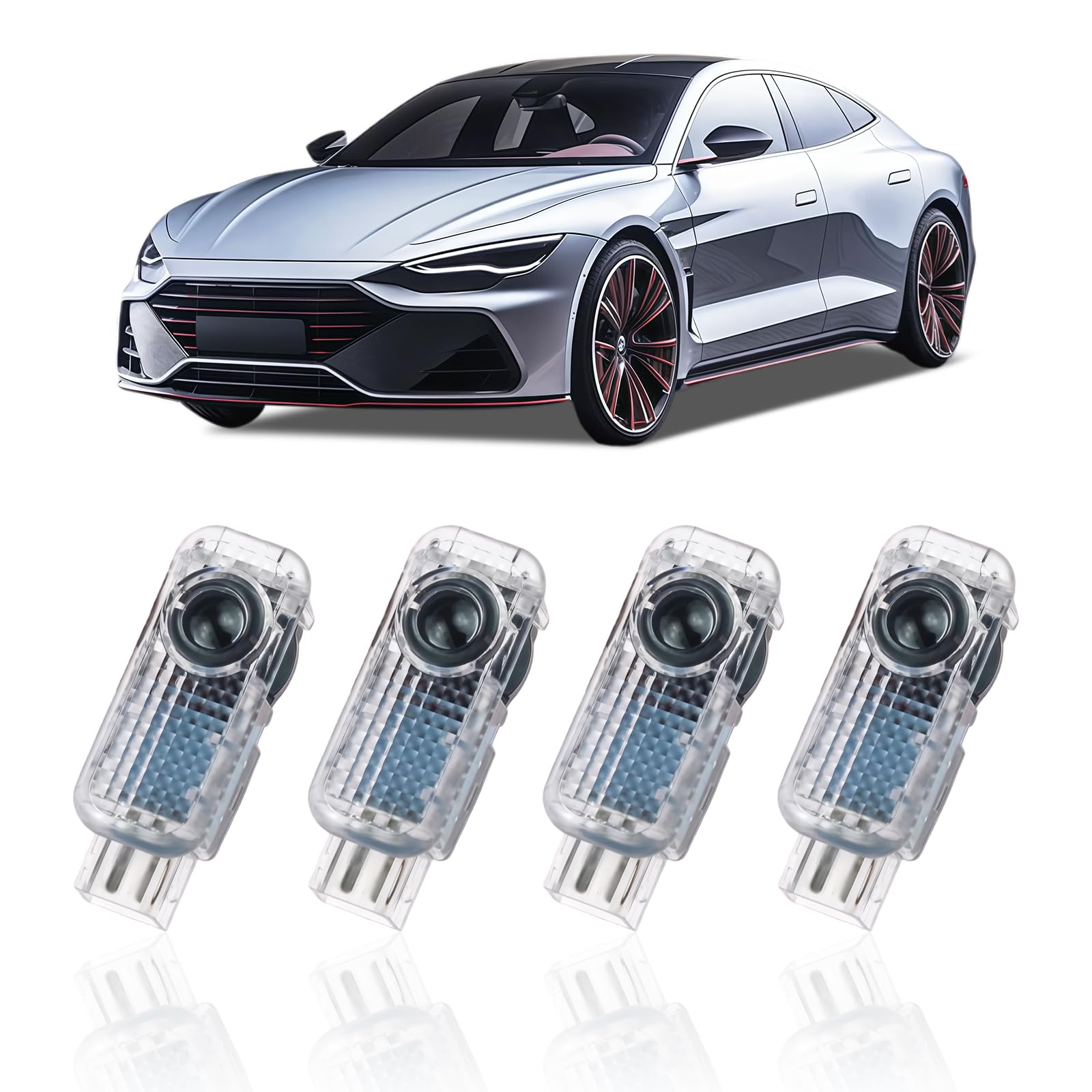 Luces de proyector para puerta de coche VINSPIRE accesorios led de cortesía 8