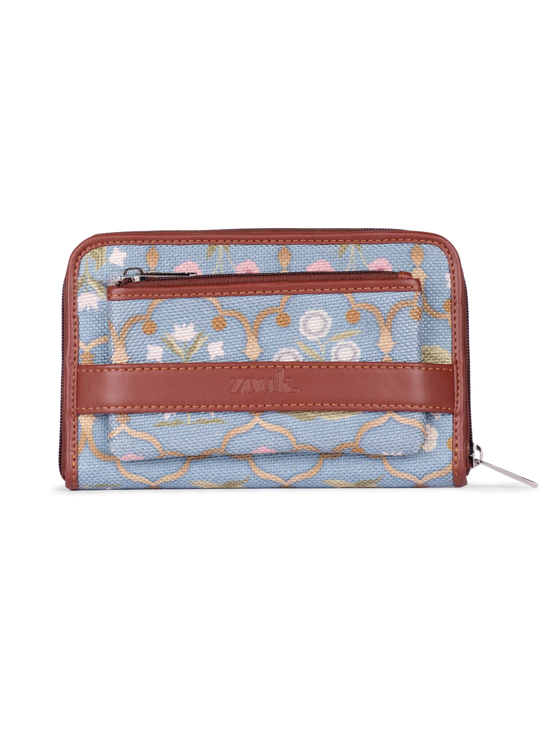 ZOUKWomen's Handcrafted Vegan Classic Zipper Wallet