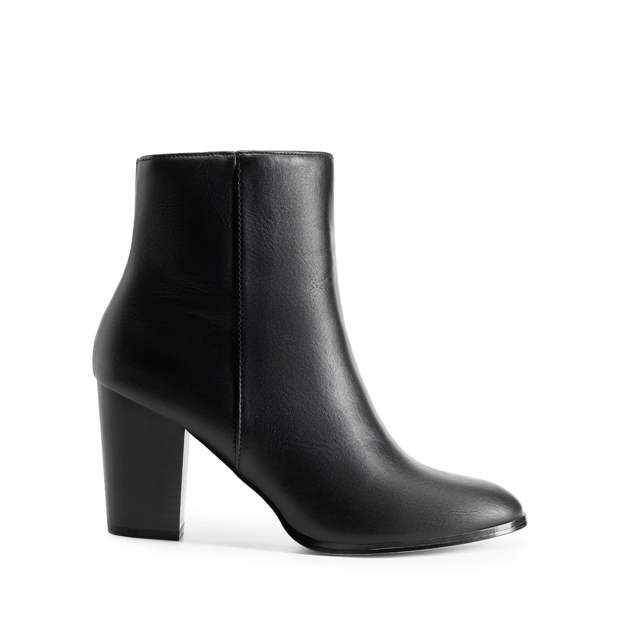 DREAM PAIRS Botines de tacón grueso para mujer