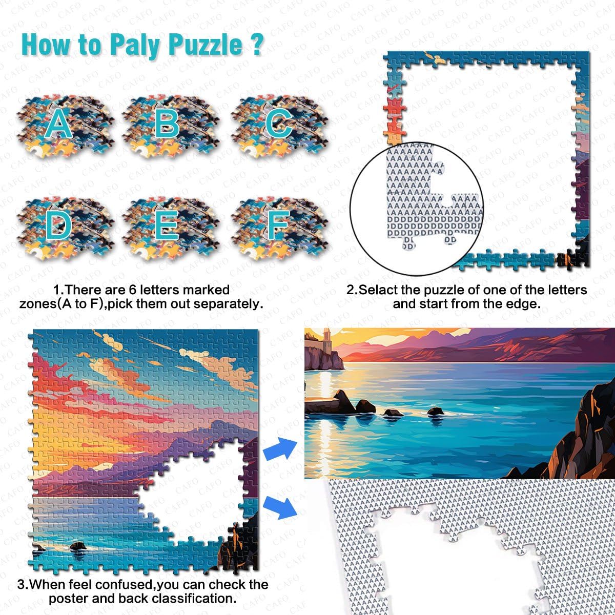 puzzle per adulti la Costiera Amalfitana per Adulti 2000 Pezzi Puzzle 70 x 100 cm Puzzle di carta grigia per adulti e bambini Età 14 anni in su Rompicapo Puzzle