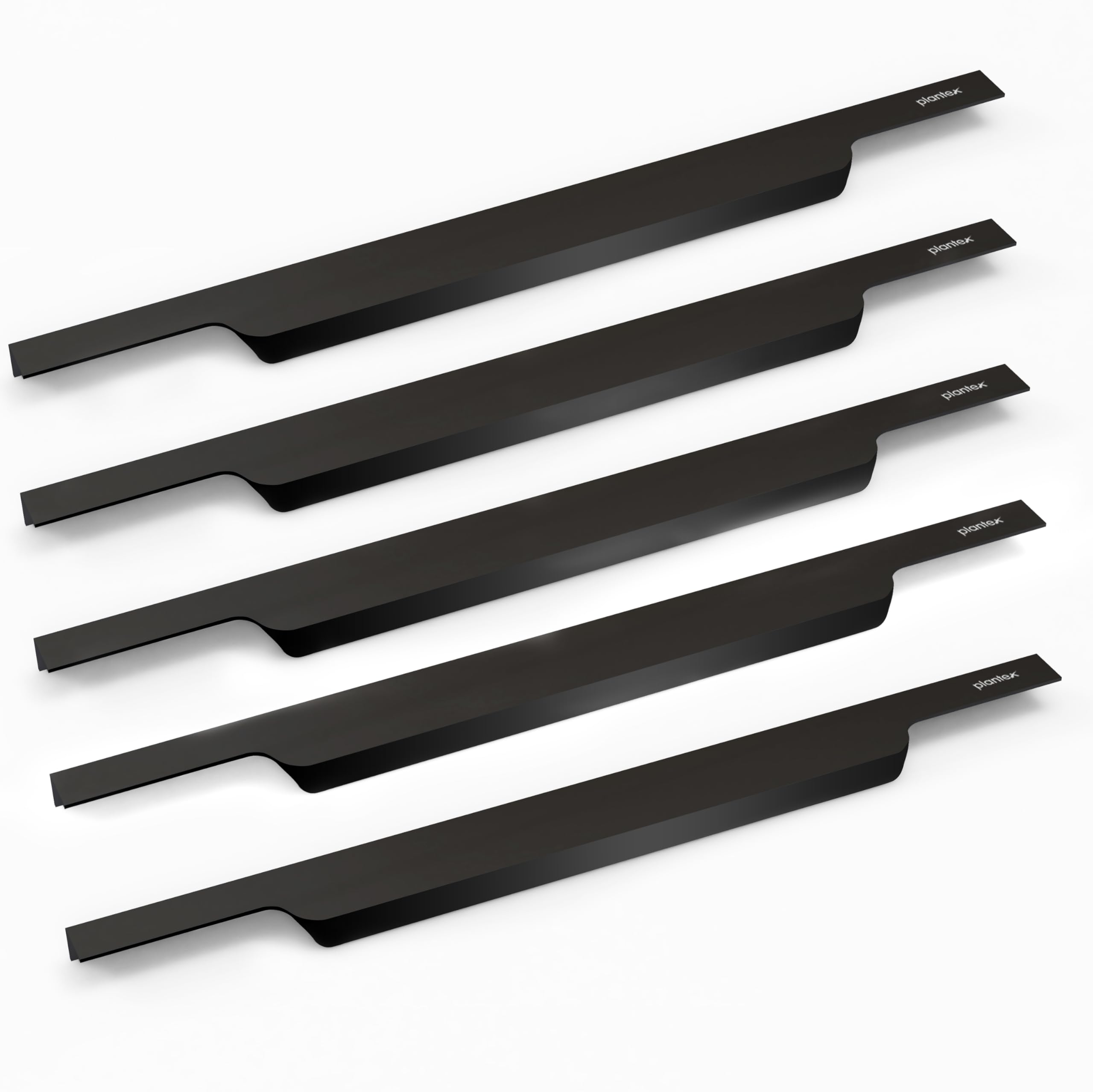 Plantex Profile Handle for Kitchen Cabinet/8 Inch Aluminium Drawer Profile Handle/Wardrobe Pull Handle for Home/Office/Hotel - Pack of 5 (Black) — Amazon image 9