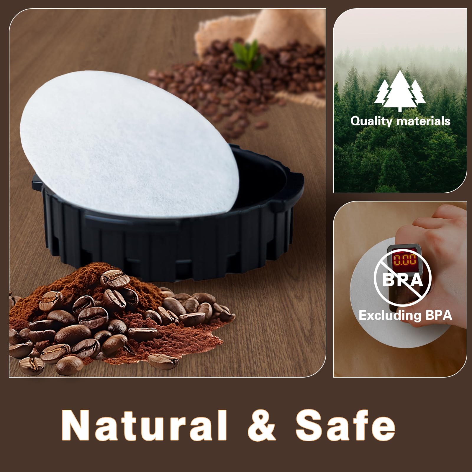 1000 filtros de café desechables redondos compatibles con cafeteras Aeropress Bialetti Moka Pot Bialetti Espresso Maker Moka Pot