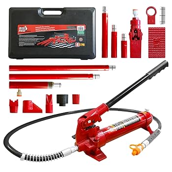Amazon | BIG RED 4トンポルタパワーキット 17個 油圧ラム自動車