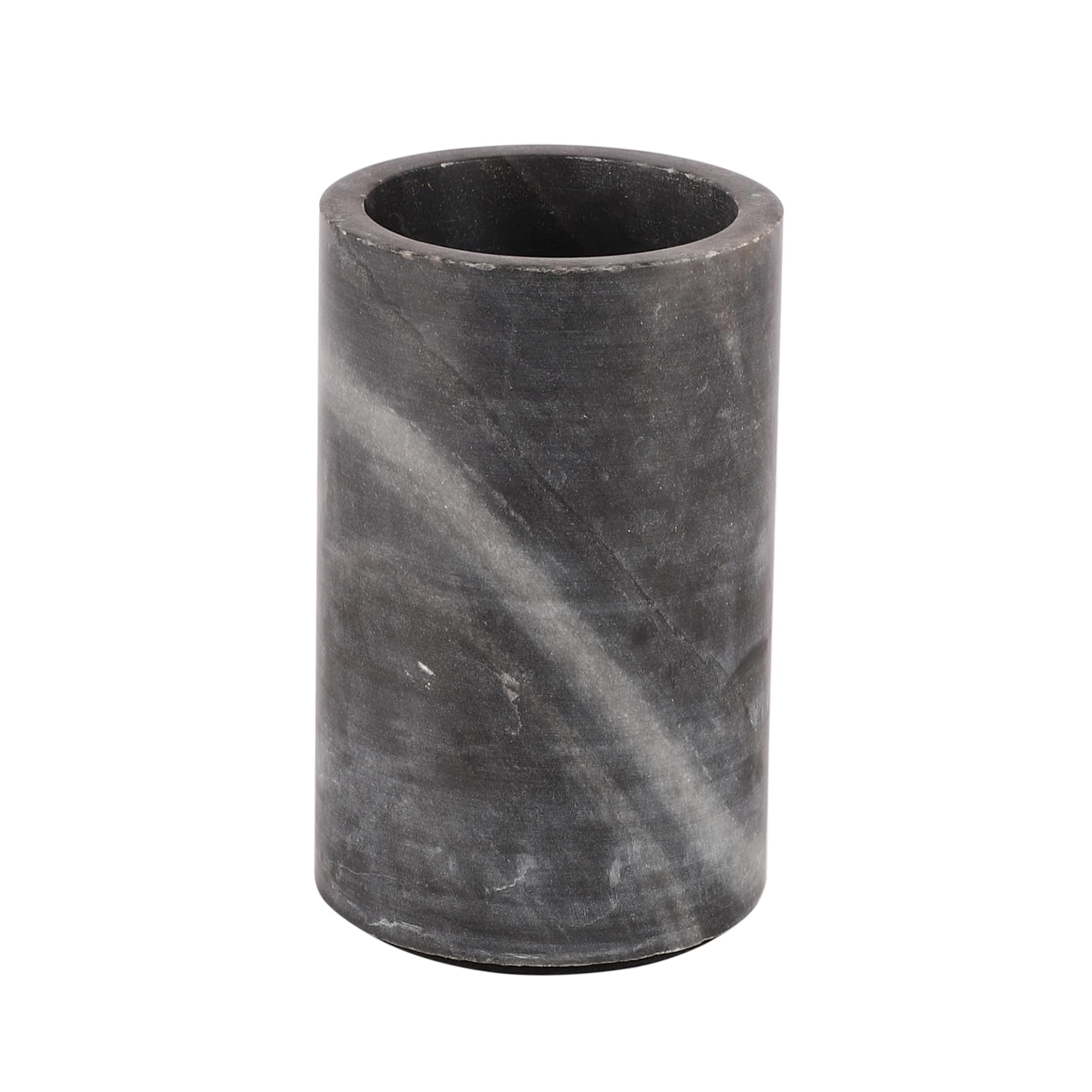 Nikkispride Marble Luxury Black Marble Multipurpose Tumbler – Toothbrush Holder, Cutlery Organizer, Decorative Utility