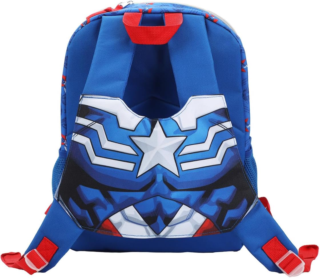 Bioworld Marvel Captain America 16 Cosplay Chest Panel Youth Backpack