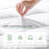 Autsel Gél Memory Foam Matracvédő 180x200 cm - Kétrétegű Hűsítő Fedőmatrac, Mosható Hipoallergén Matractopper Vörös Színben 2