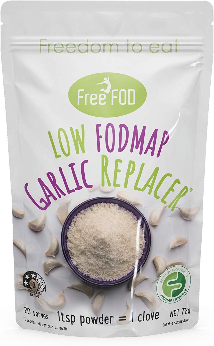 Garlic Replacer | Low FODMAP Garlic Seasoning | Made with Real Garlic Oil | 72g | GMO-FREE