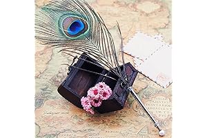 OpenDGO Fancy Peacock Feather Ballpoint Pen