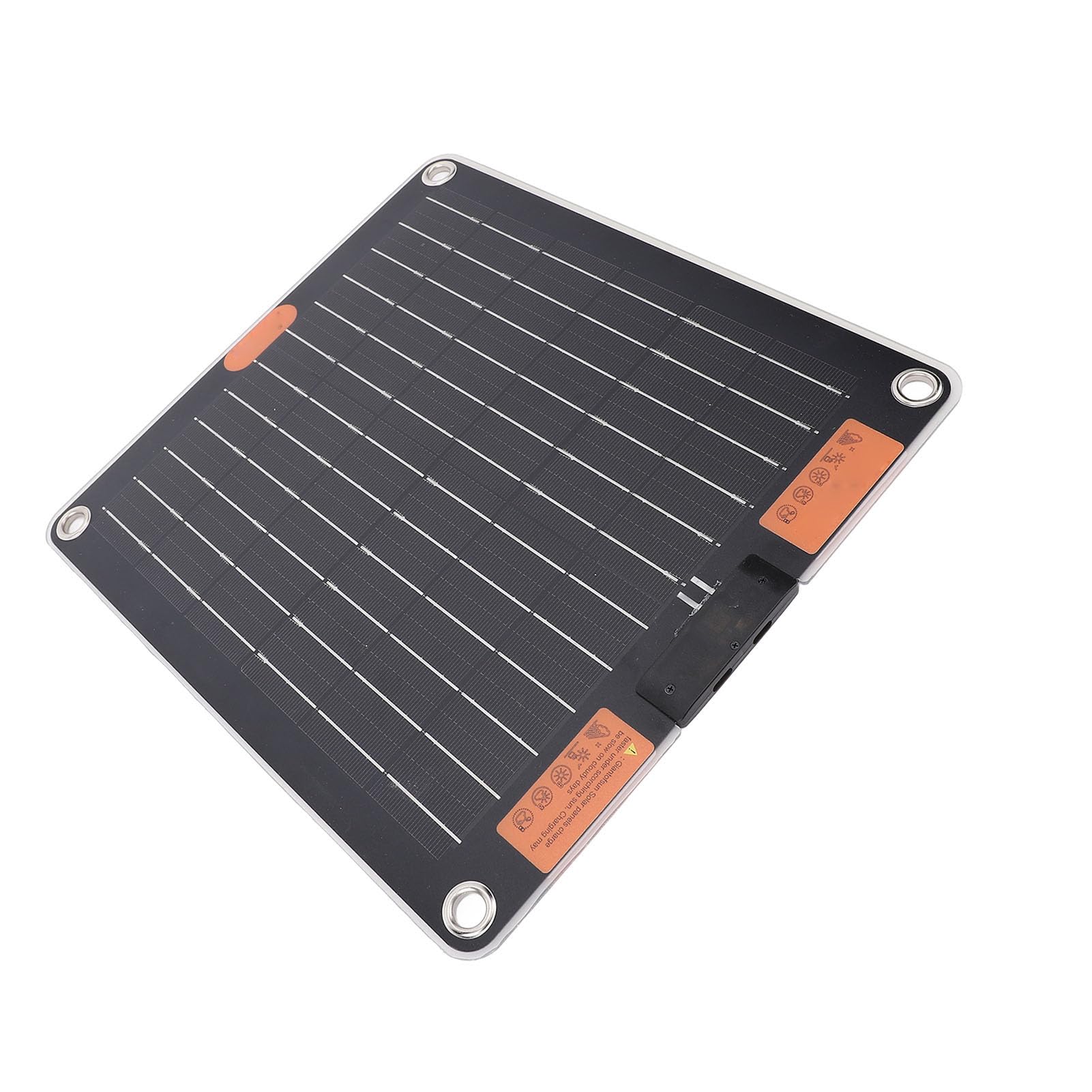 Fdit Panel Solar 20W, Cargador Solar Portátil con Doble Tipo C para