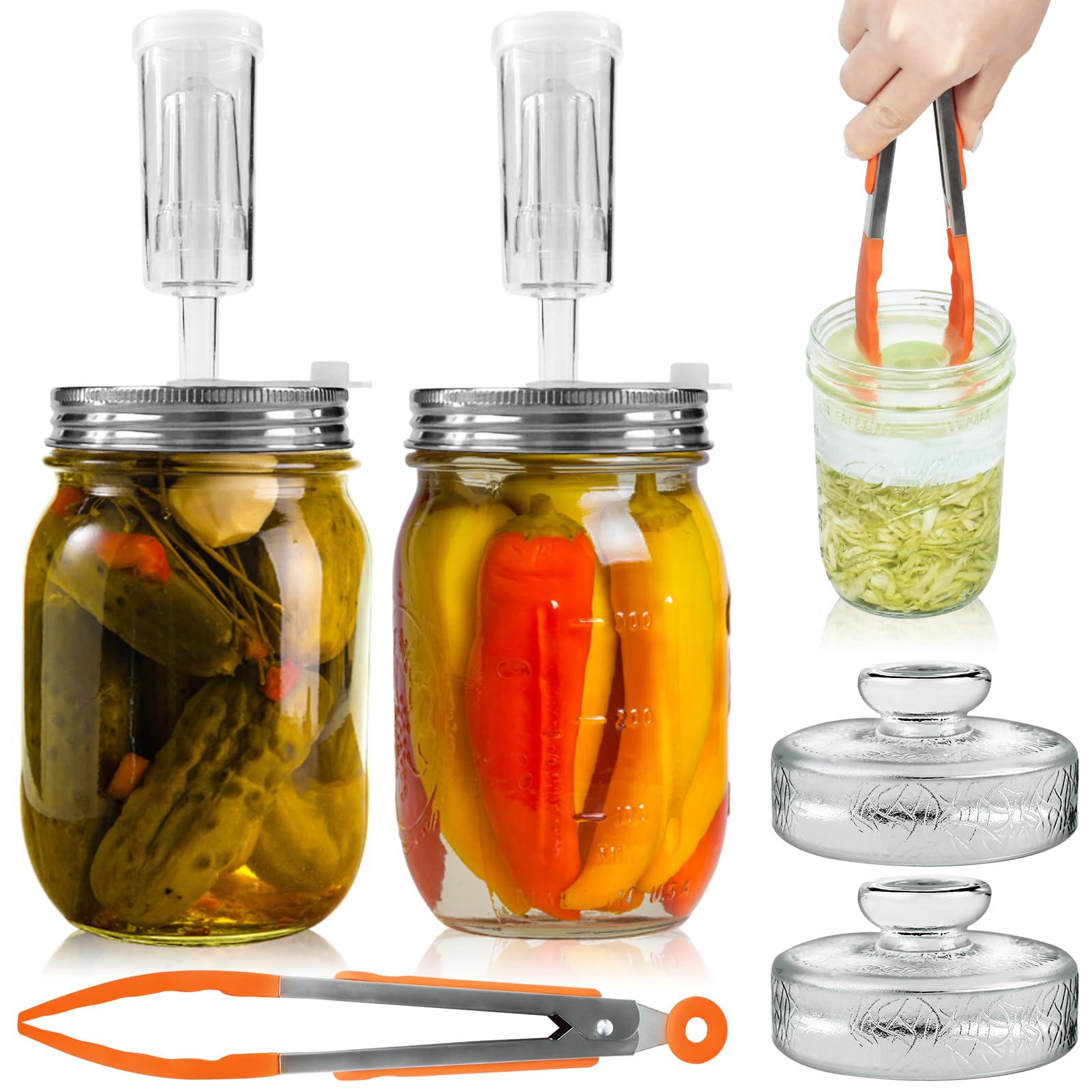 Kit de fermentation Artcome pour préparer vos bocaux de choucroute et kimchi