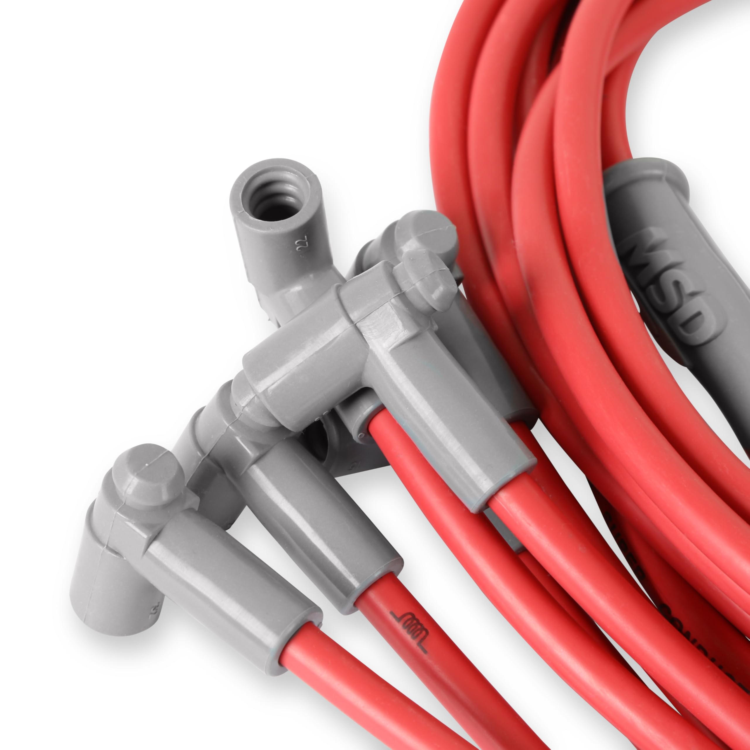 Amazon.com: MSD 32739 Super Conductor Spark Plug Wire Set, Red