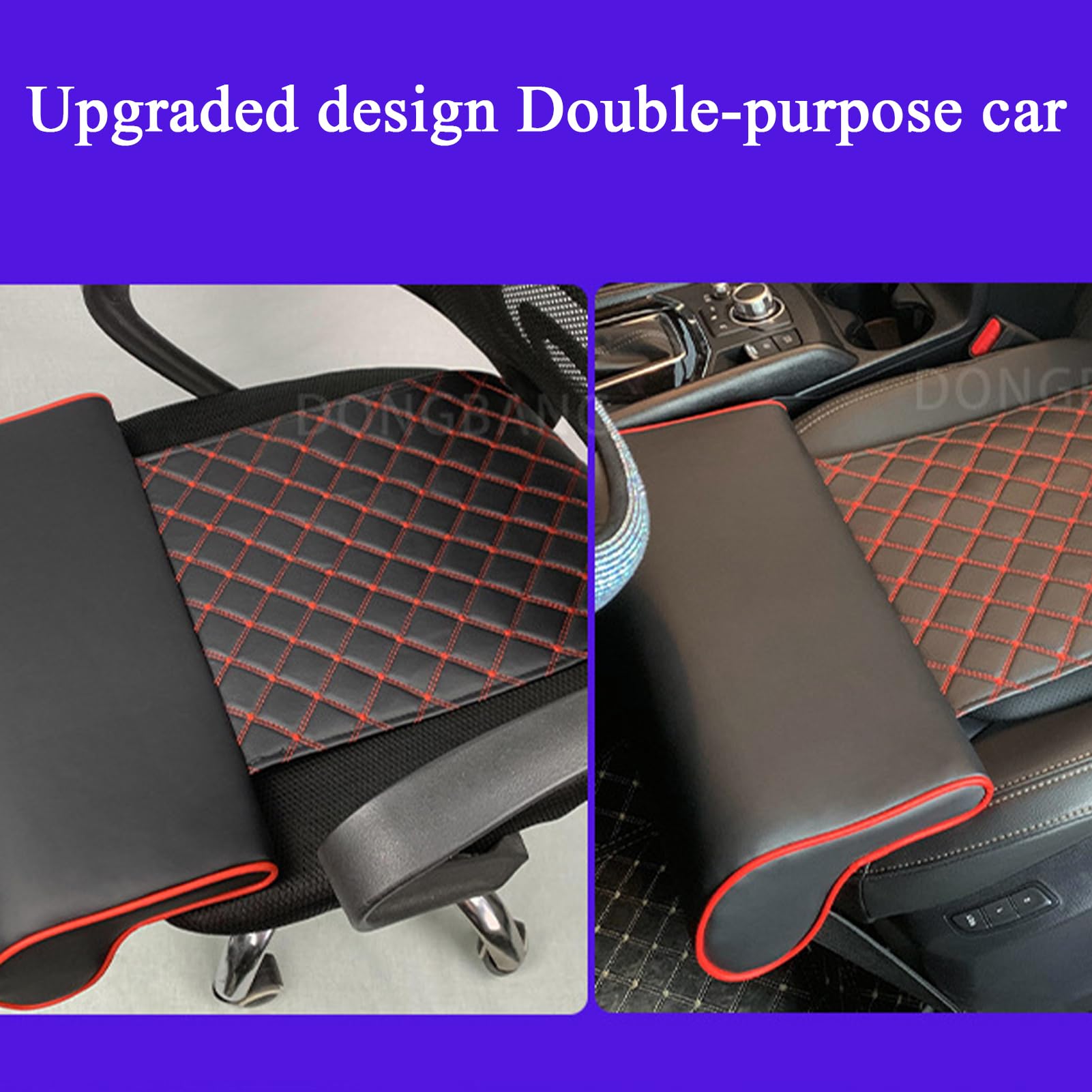 Genérico Auto-Driver Sitzkissen, ergonomisch, für Auto, Sitz, Beinverlängerung, Sitzerhöhung, Komfortpolster für Truck, RV, Büro, , Senioren, weicher Schaumstoff, 43,2 cm (17 Zoll)