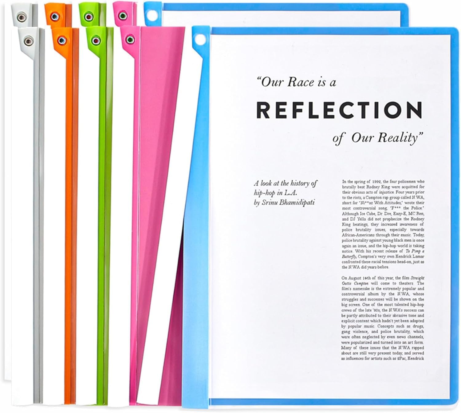 nalacal Nalacal Clear Report Covers With Swing Clip Letter Size a4 Material: Polypropylene (PP) | Style: Modern | Brand: NALACAL | Sheet size: A4 | Tab cut: Straight Cut | UPC: 755745335442