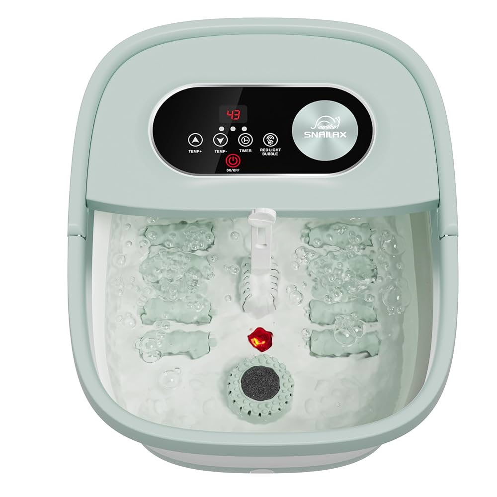 Sally 静床20SW Amazon.com: Snailax Collapsible Foot Spa with Heat, Foot