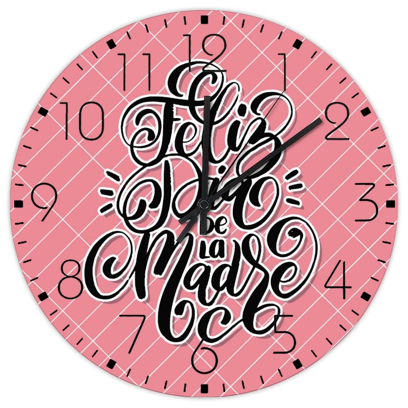 Horloge murale analogique en bois sans bruit, fini le tic-tac stressant dans la chambre