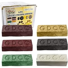 Ultimate 6-Piece Polishing Compound Kit | Professional Jeweler's Choice | Mirror Finish for Diverse Metals | Color-Coded, Easy-to-Use System | Multi-Metal Compatibility