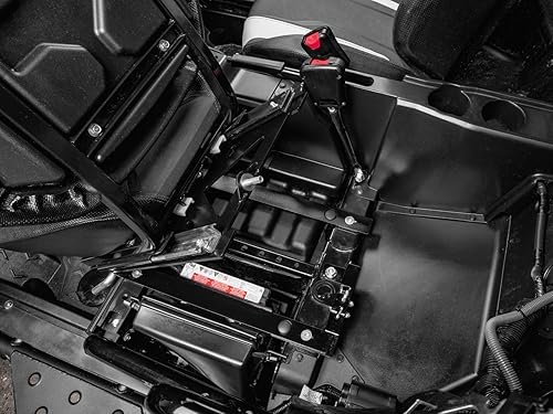 Miniatura 3 de SuperATV Base de asiento abatible para Kawasaki Teryx KRX 1000 | Premontada | Fácil de instalar | Hecho de acero de 3/16 pulgadas | Se vende en