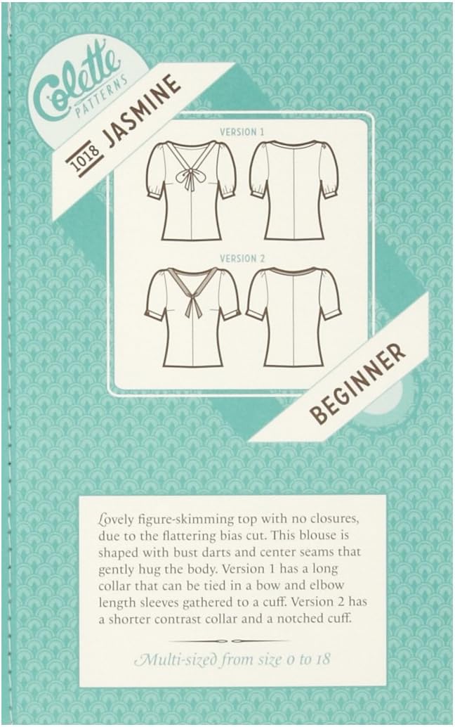 Colette Misses Jasmine Top Pattern