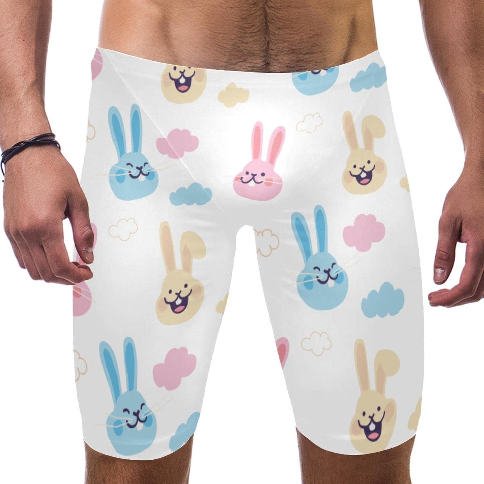 Pantalón corto de natación para niños con estampado multicolor S 7
