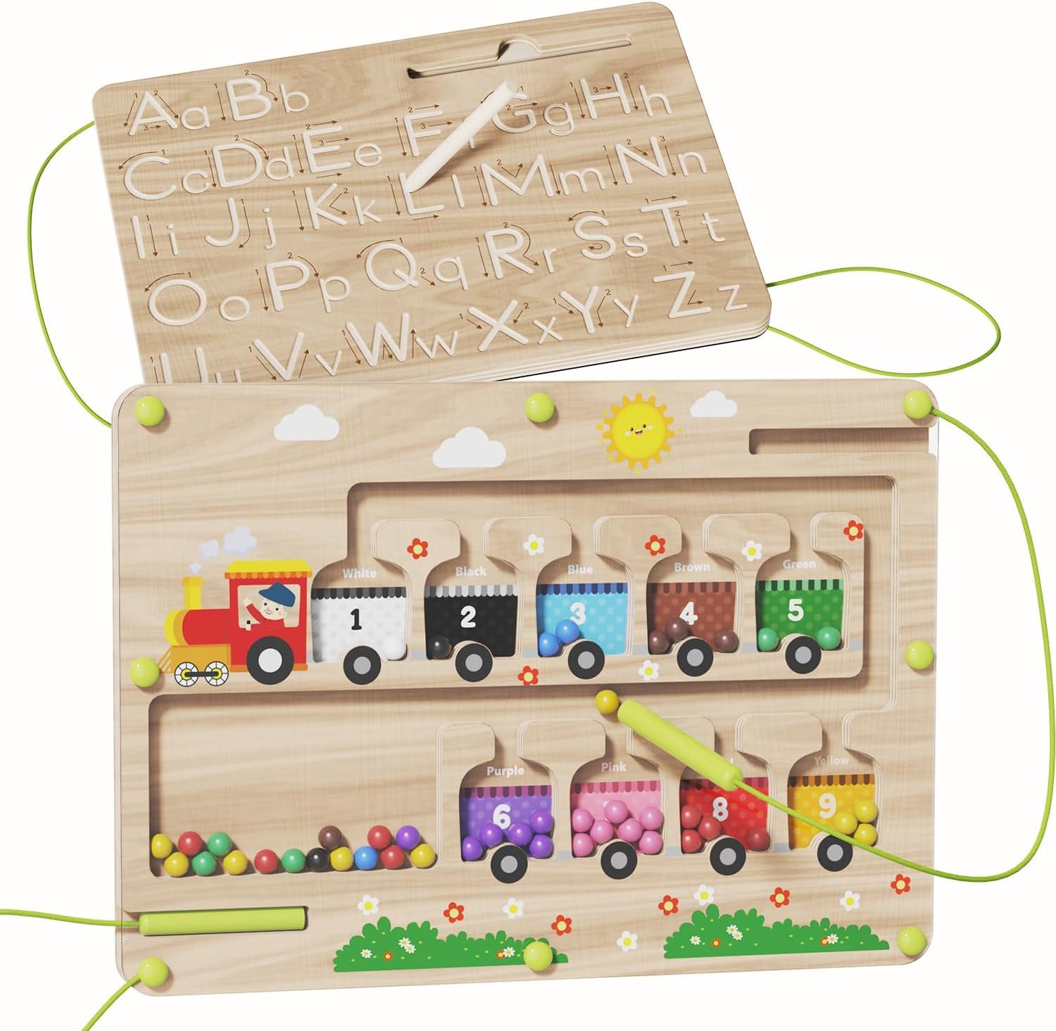 See full amazon price history chart for BLiSS HUES 2-in-1 Magnetic Maze & Tracing Board - Learn Counting & Trace Learning to Write ABC Educational Toy Fine Motor Montessori Gift for Boys Girls 3+Years Old BLiSS HUES 2-in-1 Magnetic Maze & Tracing Board - Learn Counting & Trace Learning to Write ABC Educational Toy Fine Motor Montessori Gift for Boys Girls 3+Years Old (B0D9W7FPV2) Amazon Price History, Amazon Price Tracker
