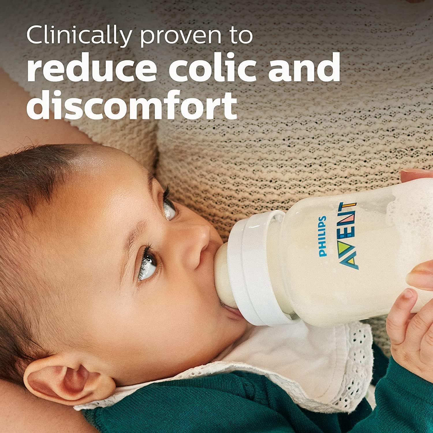 Philips Avent Anti Colic Baby Feeding Bottle 260ml (Single Pack)| Anti-Colic Value Help Reduce Air Ingesion | SCY103/10 - Image 3 thumbnail