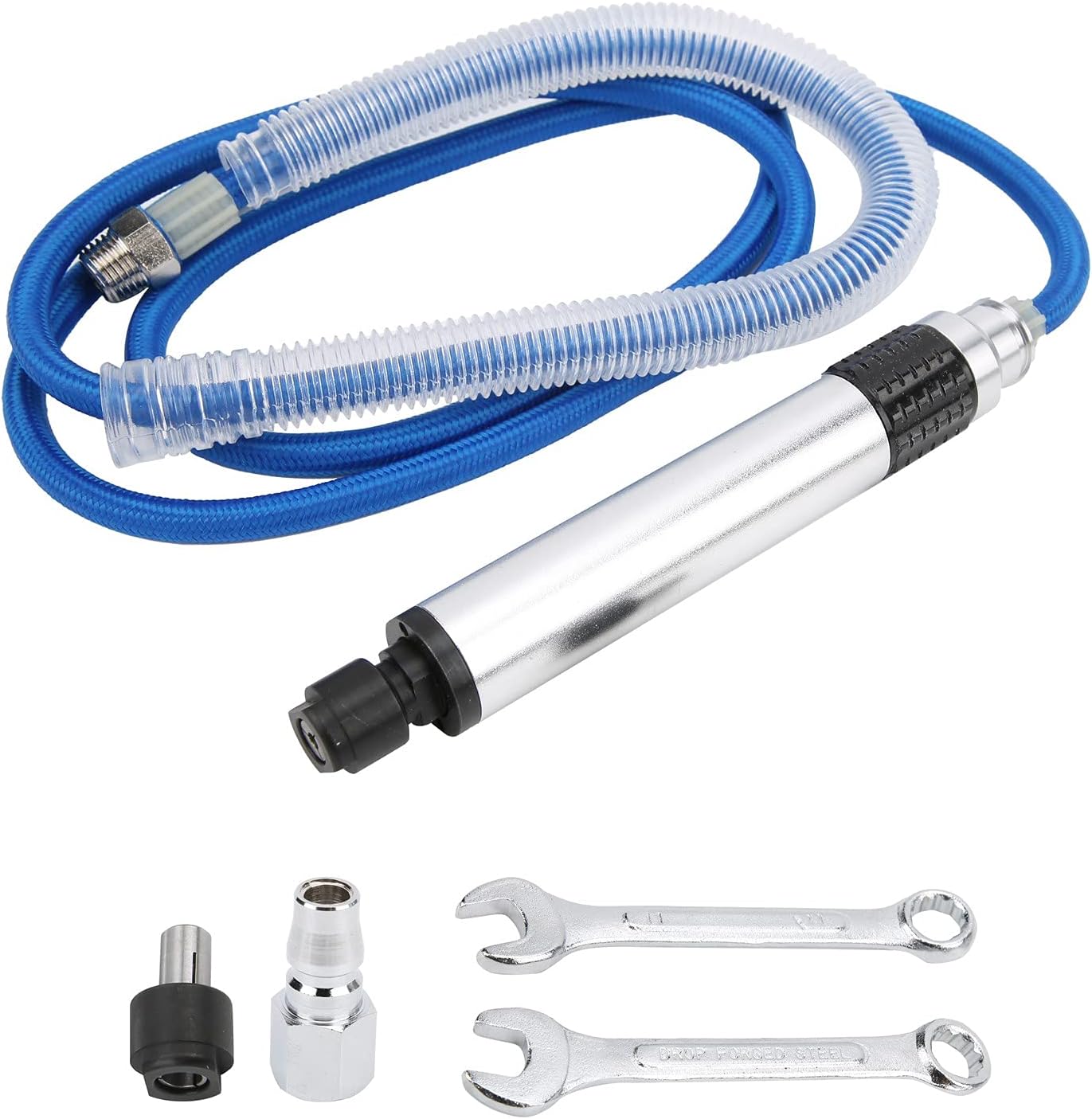 Pneumatic Polishing Machine KP - 609, Adjustable Speed Air Polisher for Surface Grinding, Deburring and Shaping Metal Wood Rubber Parts with Lightweight Ergonomic Design (Japanese Style)