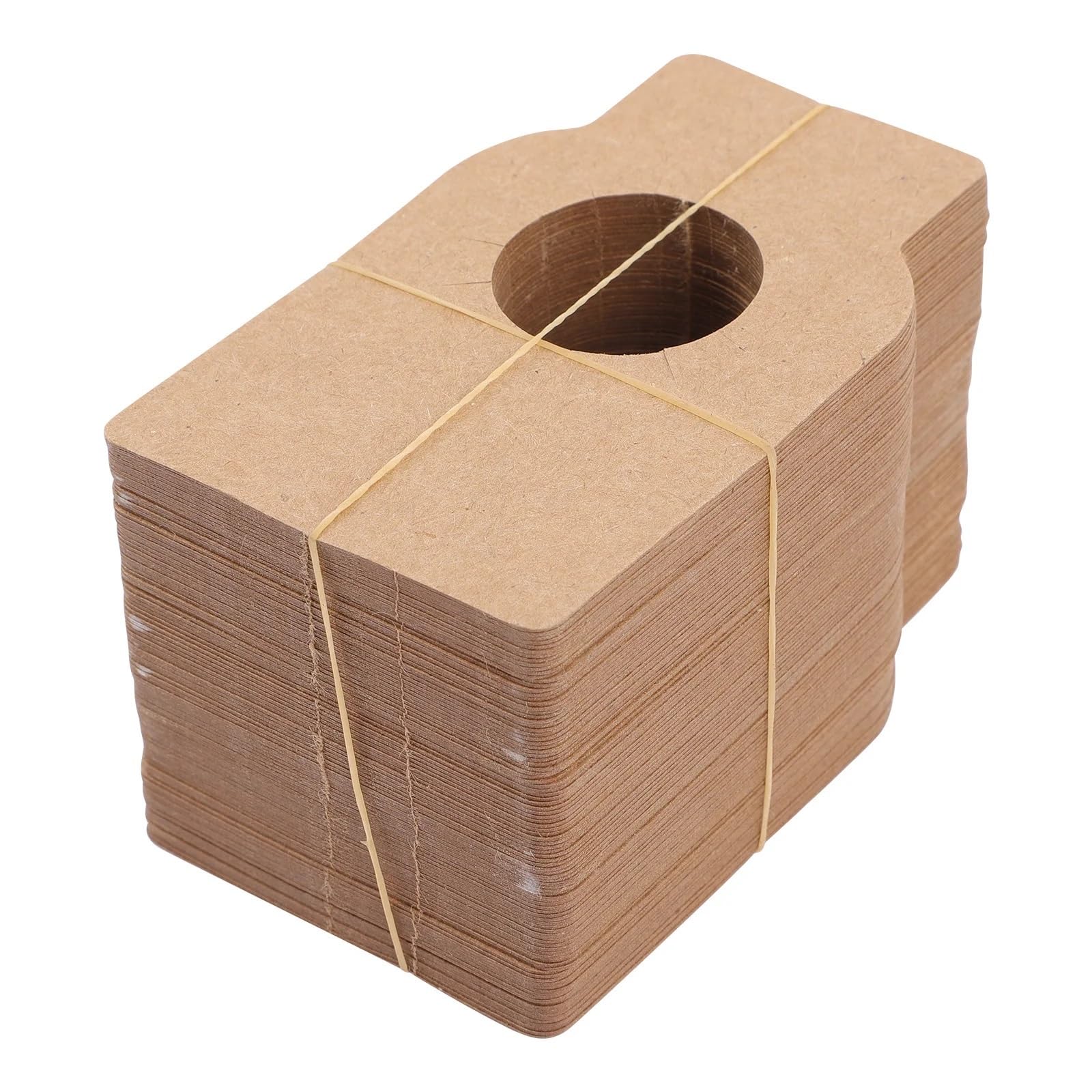Lot de 200 étiquettes de goulot de bouteilles de vin en papier kraft pour brassage à la maison