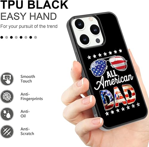 Miniatura 3 de All American Patriotic Dad - Funda para teléfono compatible con iPhone 11, 12, 13, 14 Pro Max, Samsung Galaxy S23 S22 S21 S20 FE Plus UltraA14 A54