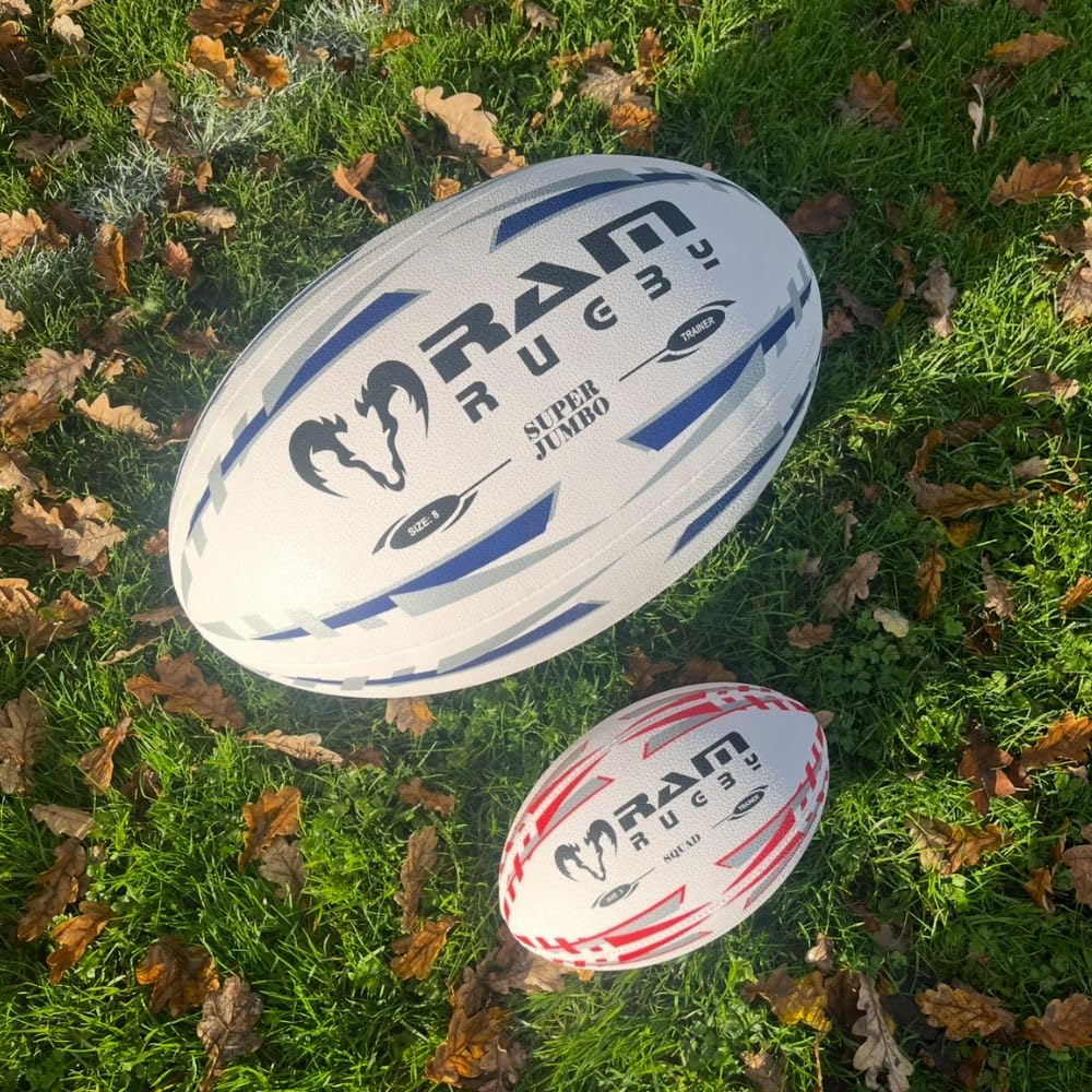 Ram Rugby Super Jumbo Ballon de rugby – Taille géante : 66 cm – Idéal pour remises de prix, expositions et publicités