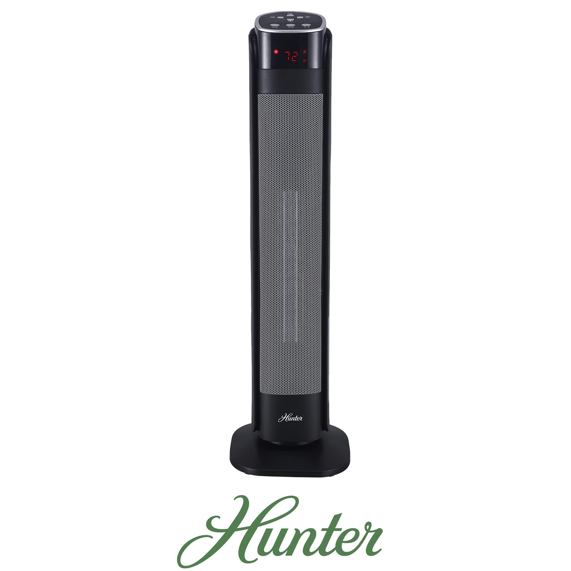 Amazon.com: Hunter 30 Digital Ceramic Oscillating Tower Heater with Remote  Control, One Size, Black : Home u0026 Kitchen