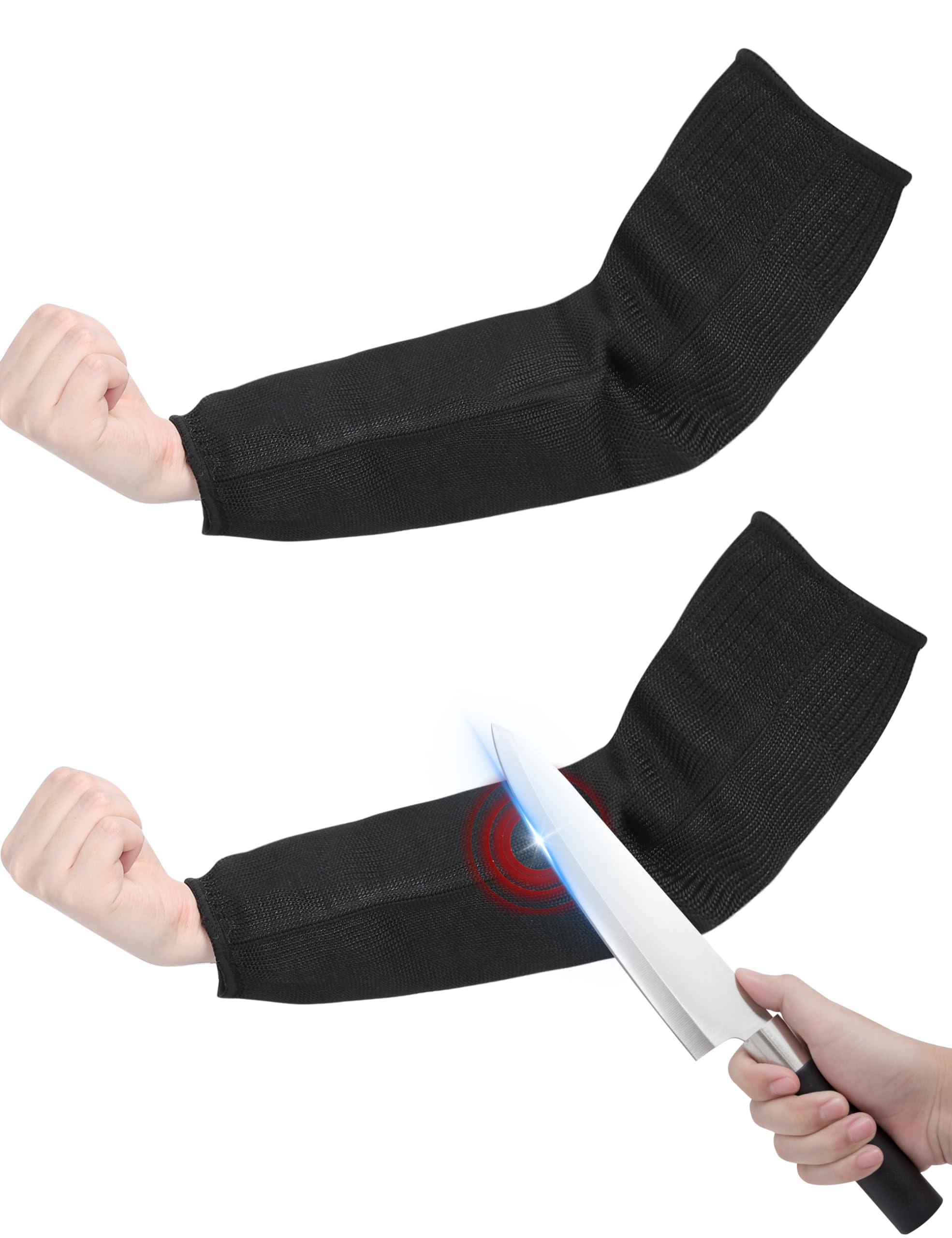 Arm Sleeve, Chainsaw Safety, Cut Steel Wire Armband, One Size Fits Most Anti Abrasion Arm Guard Bracers, Safety Guard for Gardening Warehouse Factory Work