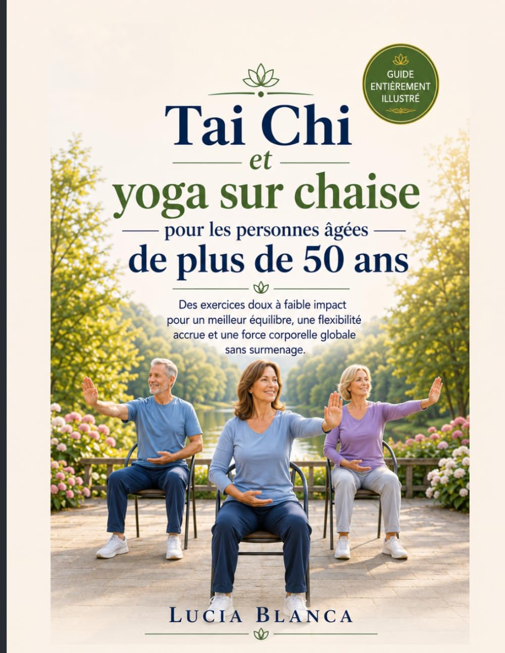 Tai Chi et yoga sur chaise pour les personnes âgées de plus de 50 ans: Des exercices doux à faible impact pour un meilleur équilibre, une flexibilité ... une force corporelle globale sans surmenage.