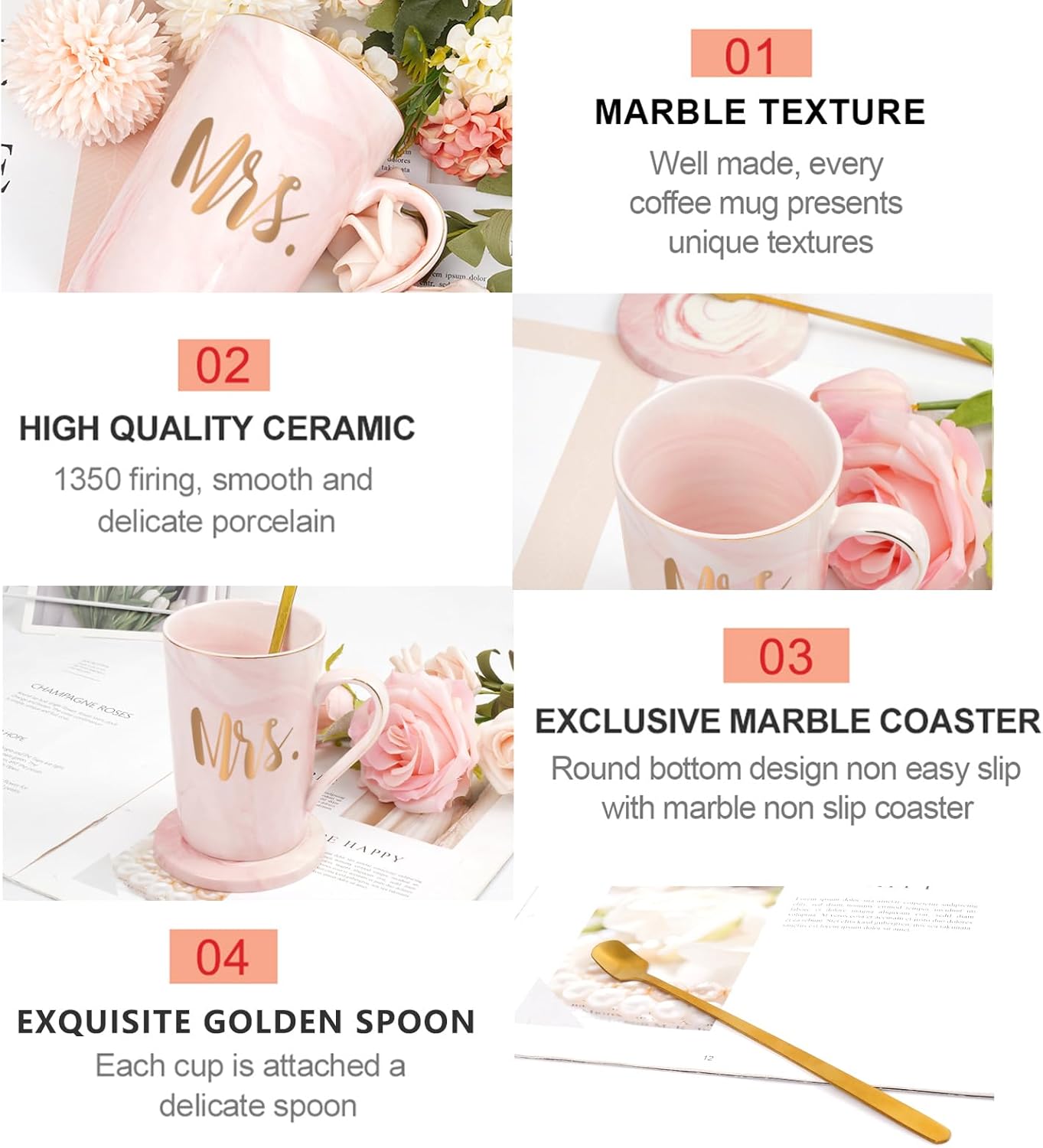 Juego De Tazas De Café R And Rs. Regalos De Boda Para Parejas, Regalos Para Parejas Casadas