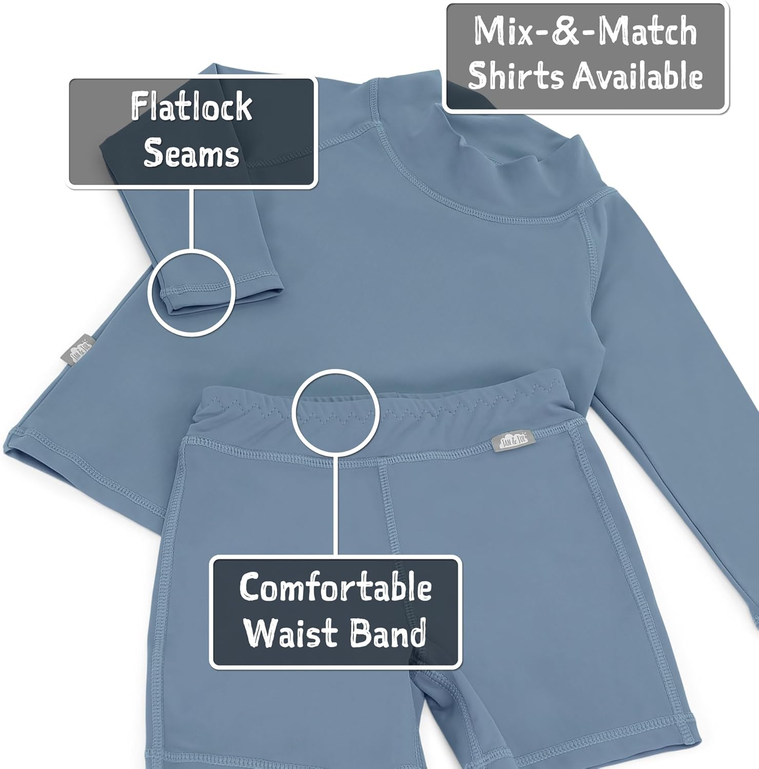 JAN & JUL Swim Trunks for Toddlers and Kids