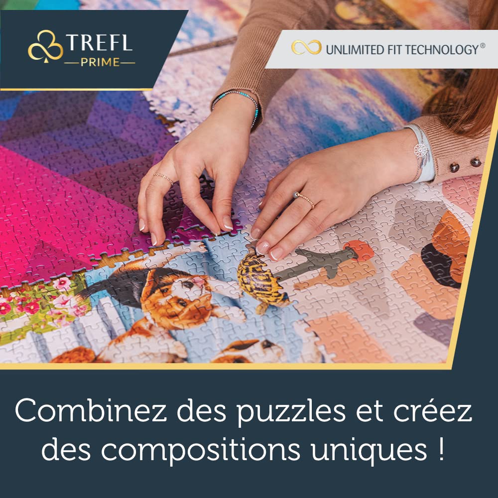 Puzzle 1000 pièces : Unlimited Fit Technology : Vue sur Les Voiliers