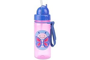 Skip Hop Zoo Straw Bottle with Butterfly Design