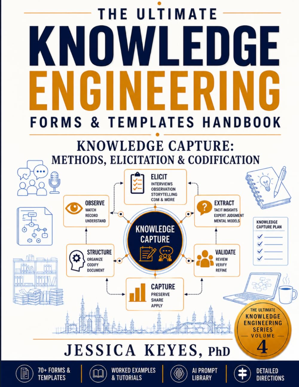 The Ultimate Knowledge Engineering Forms & Templates Handbook: Knowledge Capture: Methods, Elicitation & Codification (Book 4): 70 Templates/Forms and ... Worked Examples & AI Prompt Library