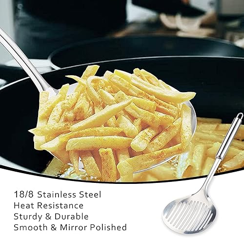 Miniatura 6 de Tenta Kitchen Espátula flexible para pescado, huevo/carne/albóndiga (juego de 2 tornilleros)