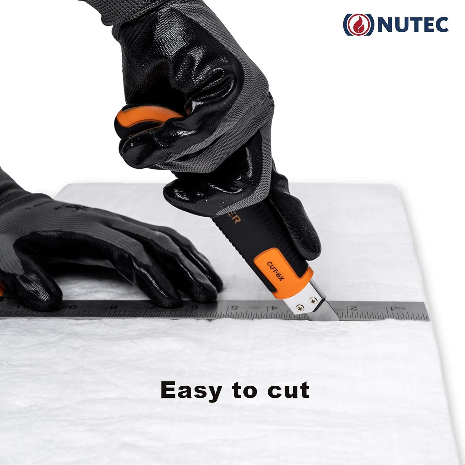 Nutec MaxWool Ceramic Fiber Insulating Blanket, 1" x 12" x 24", High Temperature 2400F, Durable, Lightweight, 8# Density : Arts, Crafts & Sewing