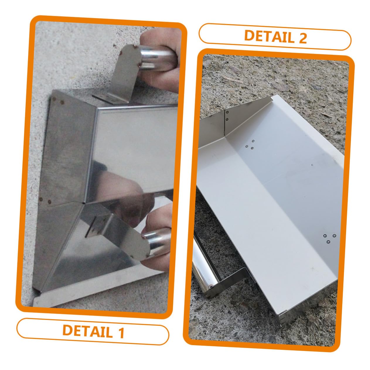 Cazzuola in Acciaio Inossidabile per Intonaco e Cartongesso Strumento Ergonomico Multifunzione per Rasatura Finitura e Riparazione Muri Leggera e Resistente alla Ruggine per